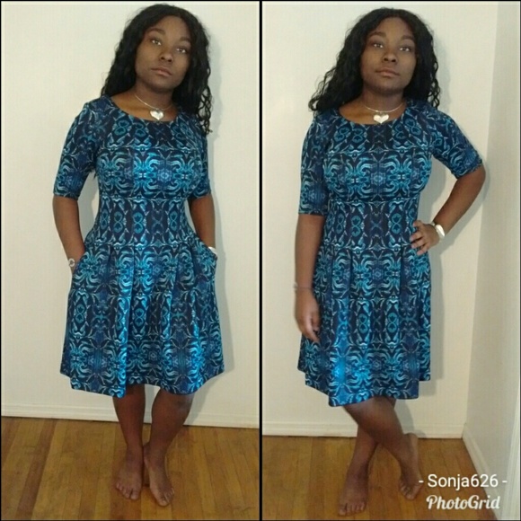 gabby skye fit and flare dresses